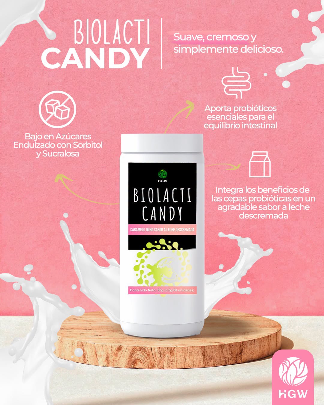 Caramelos Probioticos – Biolacti Candy