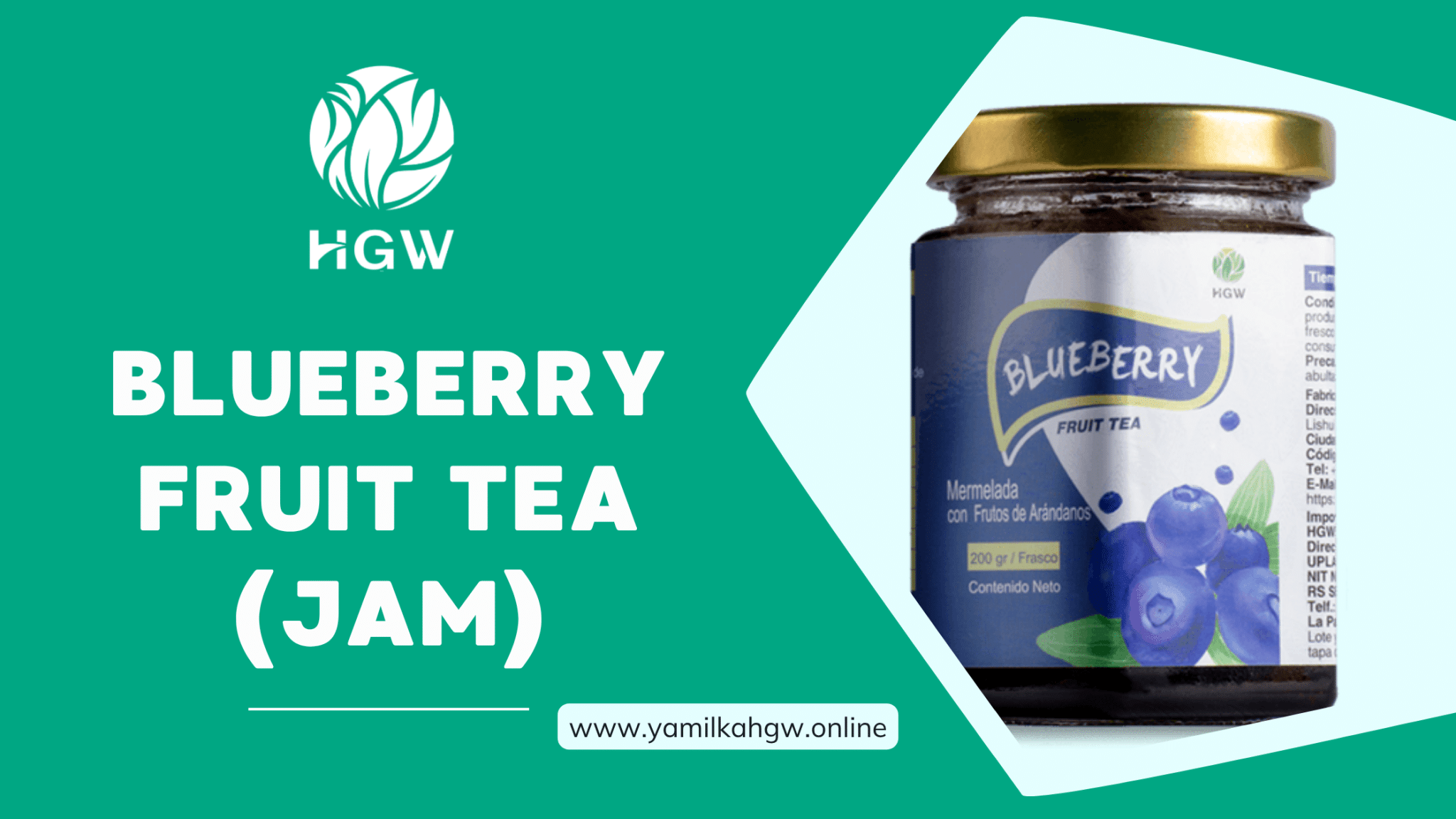 Blueberry Fruit Tea Jam