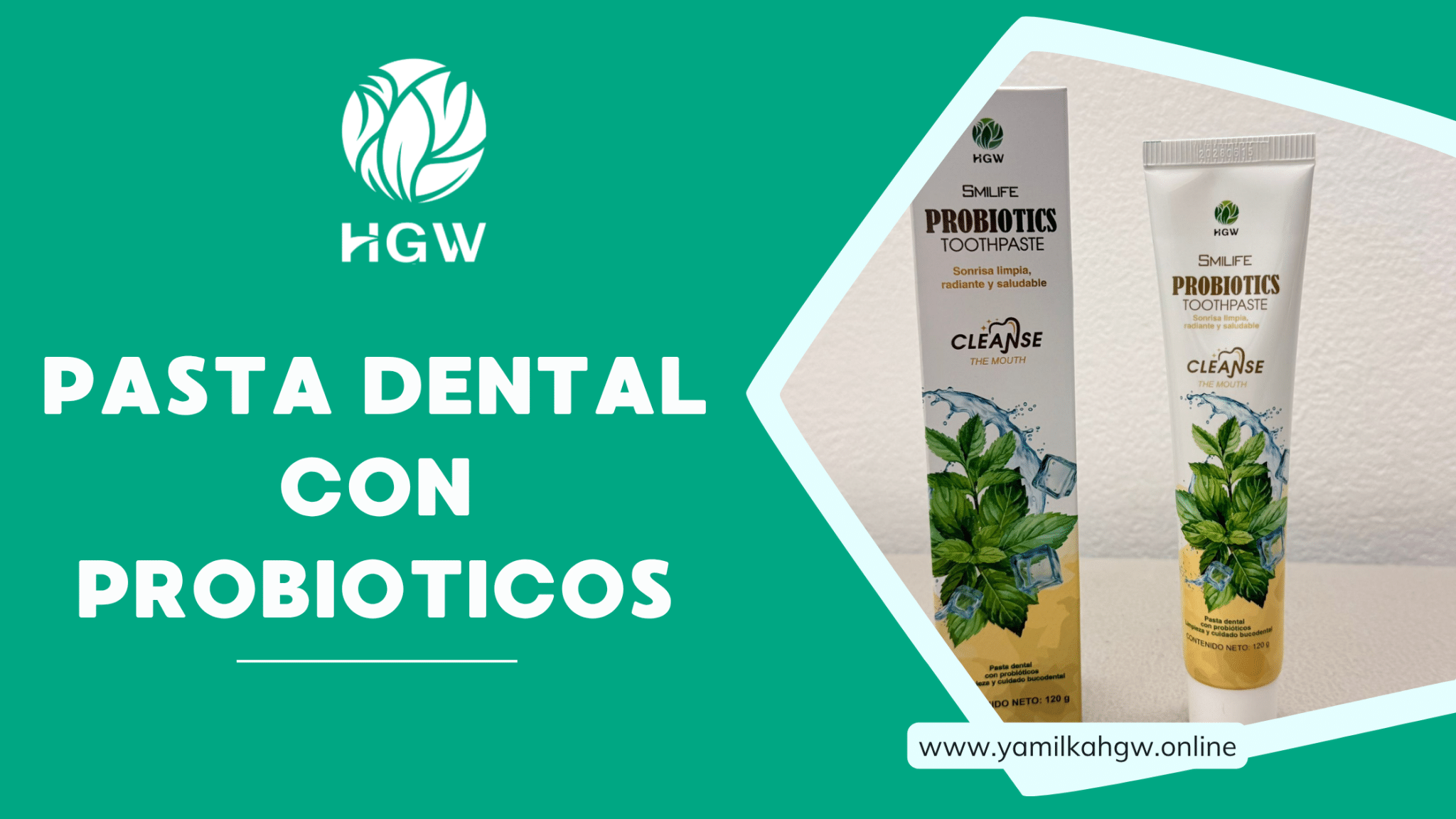 PASTA DENTAL CON PROBIOTICOS