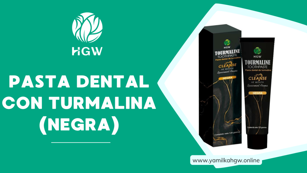 PASTA DENTAL CON TURMALINA NEGRA