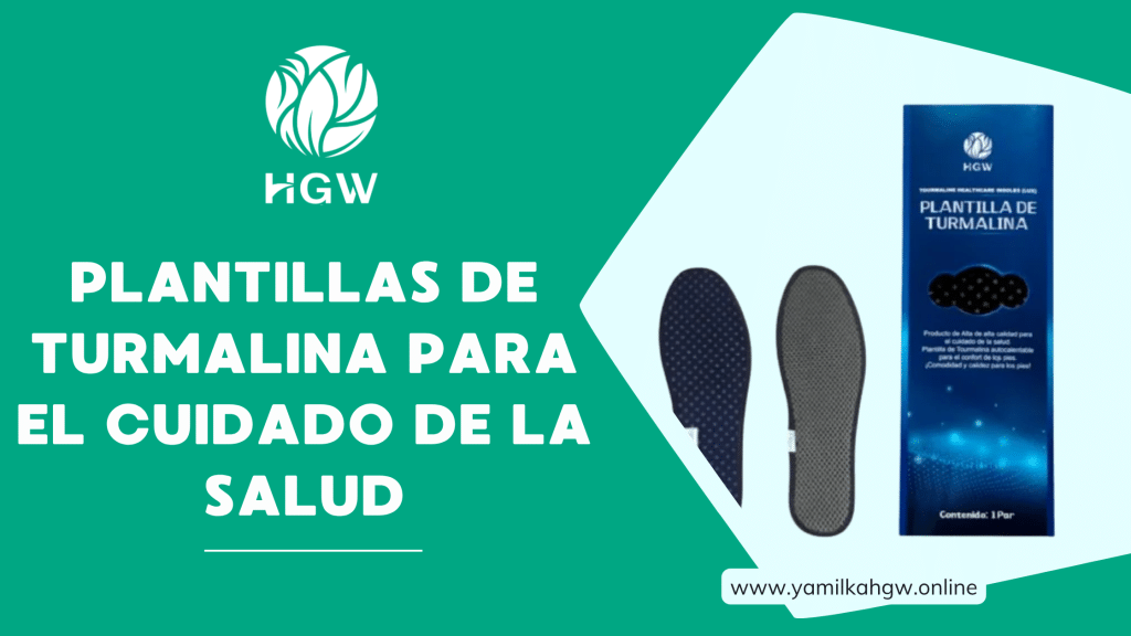 Plantillas de turmalina para el cuidado de la salud